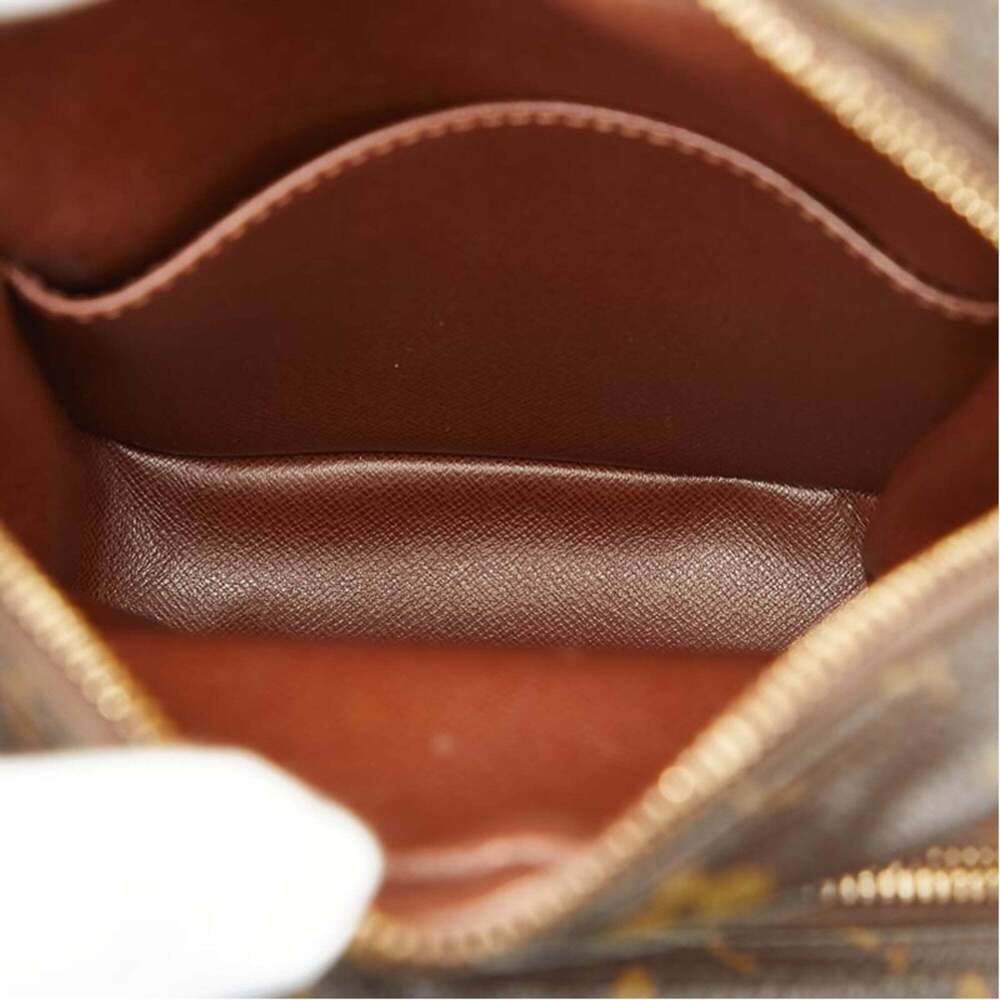 LOUIS VUITTON Authentic Brown Monogram Leather Shoulder Bag - Picture 11 of 13